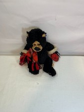 FIRST  MAIN CO SMALL WUZZIE WITH SCRAF AND MITTEN BLACK BEAR 10"