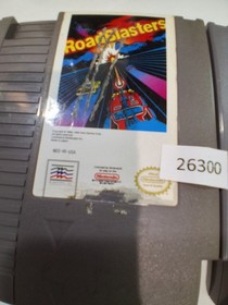2 retro Nintendo games NES Roadblasters, Bump' N' Jump  26300 wt11