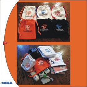 Sega Dreamcast pull string VMU bags