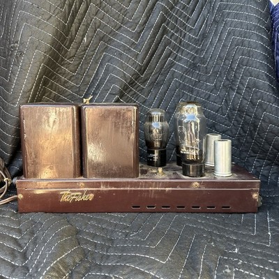 The Fisher Model 100 Monoblock Power Amplifier Sold As Is for PARTS or REPAIR