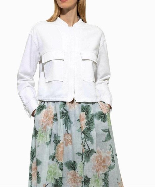 Women Luisa Cerano Jacket White Cotton 44