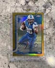 Jahmyr Gibbs 2025 Topps Chrome GOLD /50 On Card Auto Detroit Lions SP #BA-JG