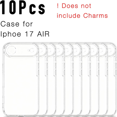 DIY Phone Junk Case for Iphone, 10 Pack Clear Cases, Crystal