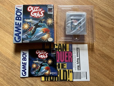 Out of Gas Gameboy CIB Cart Box Manual Tray Inserts Reg Card