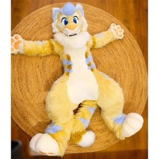 Customized Fursuit Teen Fox Dog Mascot Costume Cartoon Outfits Party 340