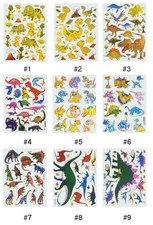  S AD Dinosaur T-rex Triceratops Cartoon Children Craft Scrapbooking Stickers