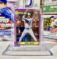 2025 Topps Chrome - 1990 Topps Baseball Coby Mayo #90CB-17 (RC)