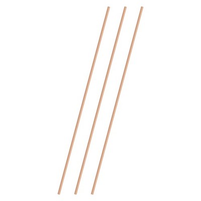 3-Pack Copper Round Rod 3mm x 250mm T2 Copper Stock