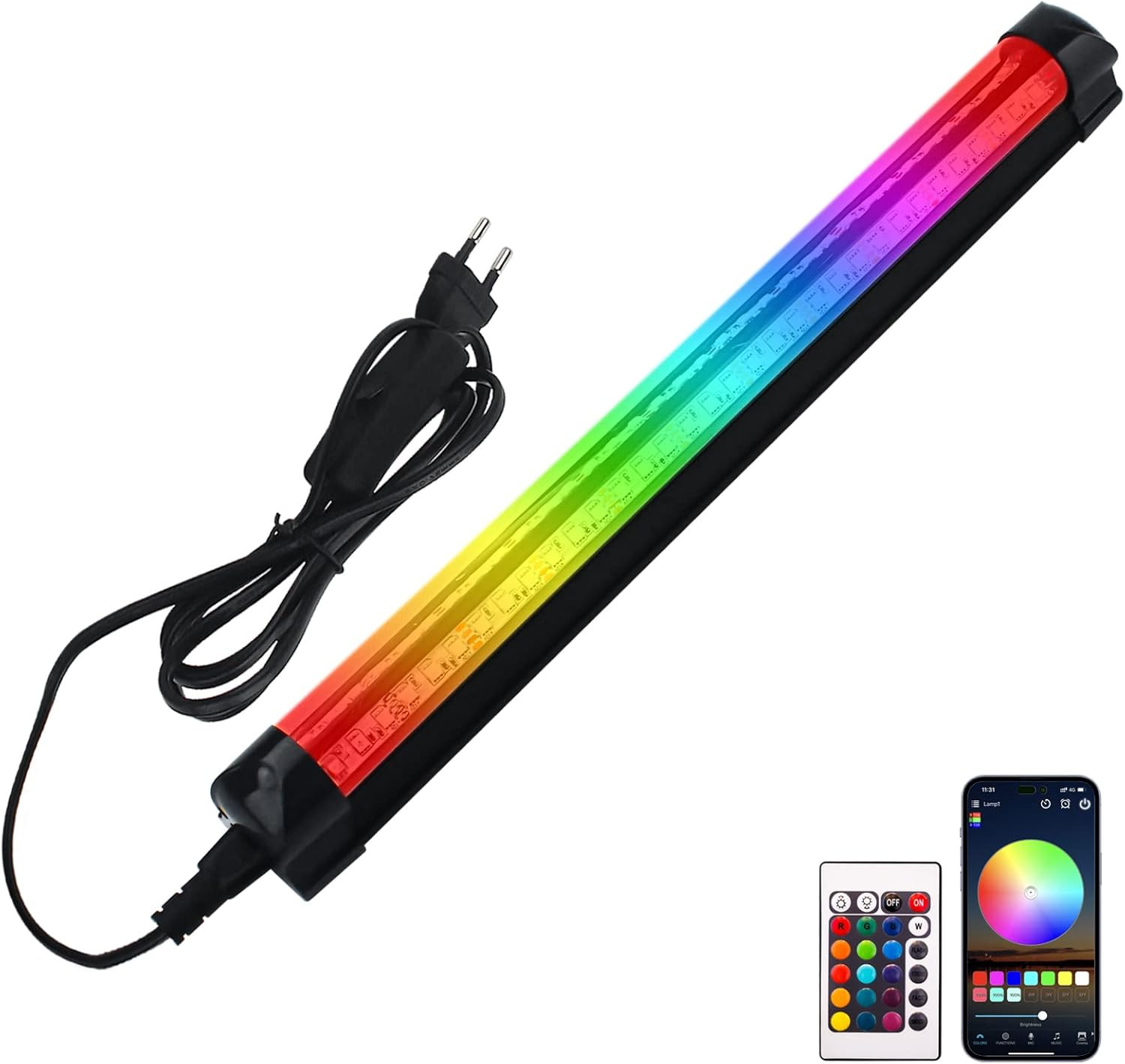 Luce Atmosfera RGB Barra LED 10W Elegante 16 Milioni Colori APP Control