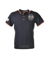 Sergio Tacchini Men's Blue Short-sleeve polo Size M