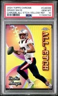 Drake Maye 2024 Topps Chrome All-Etch Yellow Refractor #CAE-DM RC /75 PSA 10