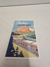 Vintage 1959 Canadian Pacific Railway Skyline Coffee Shop Train Menu