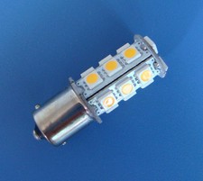 BA15S 1156 1141 S8 LED Bulb Car Light 18-5050 SMD DC12V 3W 300LM Warm White