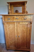 wunderschöner antik Gründerzeit Vertiko mit Spiegelaufsatz Kirschbaum