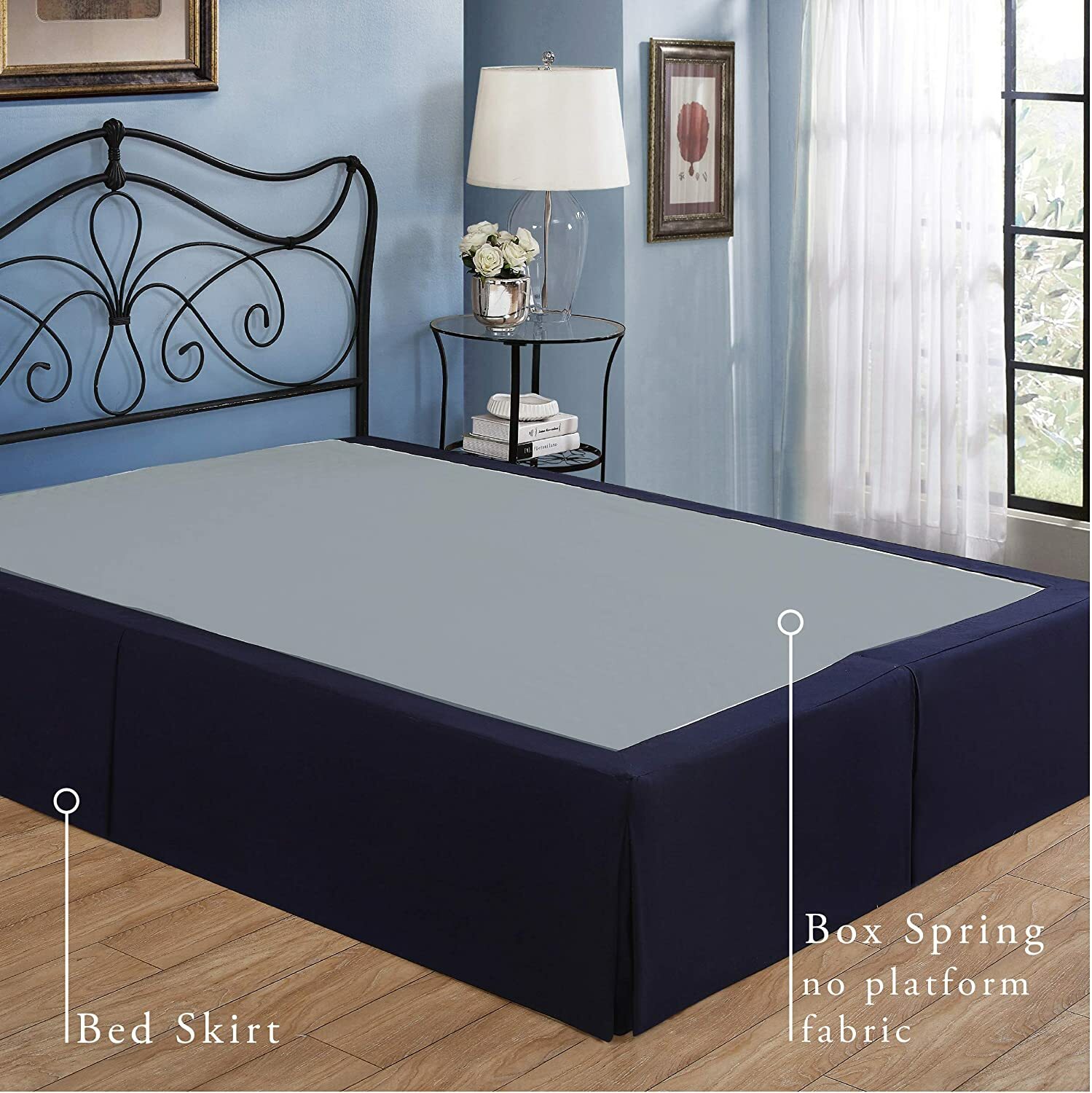 Levinsohn Bed Maker's Tailored WrapAround Bedskirt, California King