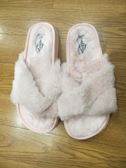 SAOLA NUOVE PANTOFOLE DONNA SUOLA MATES INCROCIATE PELLICCIA SINTETICA ROSA O NERE