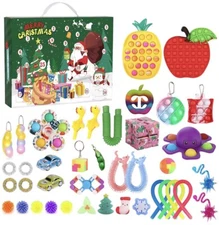 Fidget Toy Pack For Kids, 40 Pieces, Advent Calendars, Fidget Boxes,Anti-Anxiety