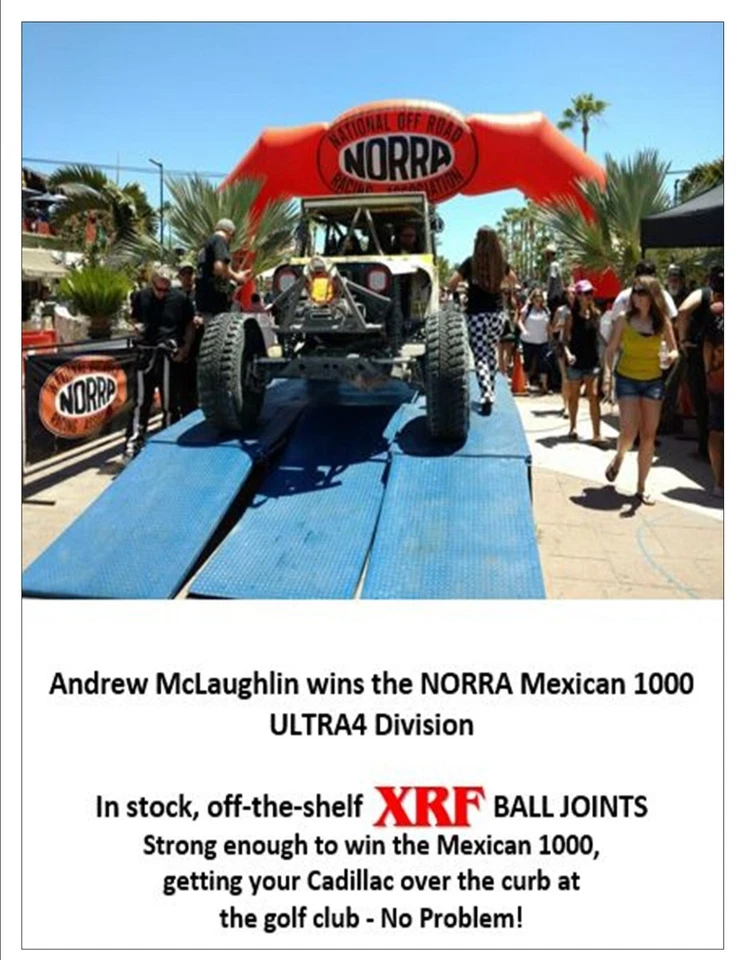 Barra de amarre exterior interior rótula inferior XRF Escalade Silverado 2007-2014 de por vida Foto 4 de 4