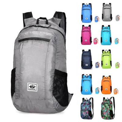 Ultra Lightweight Foldable Backpack Bag Waterproof Rucksack Shoulder Outdoor