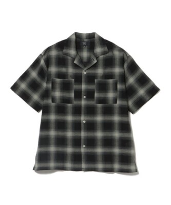 ASK availability First) BEAMS Sheer ombre check shirt New | eBay