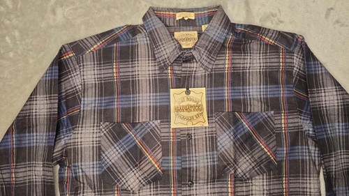 Saugatuck Dry Goods Flannel Shirt Men's VTG 90's Never Worn Lumberjack Plaid L - Picture 3 of 18