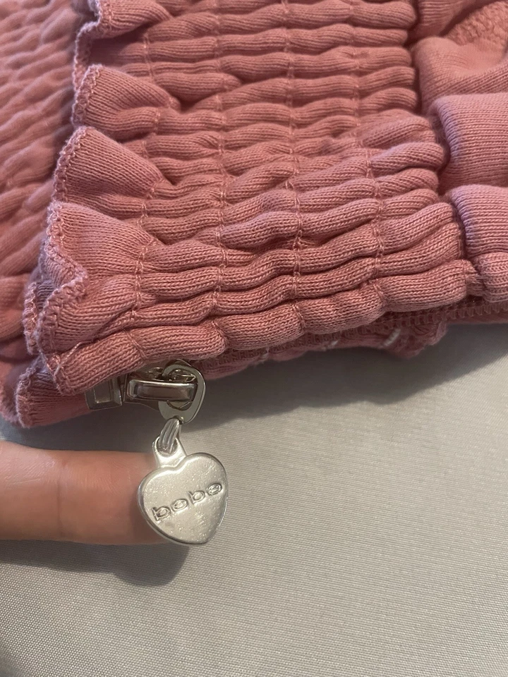 bebe sudadera con capucha con cremallera rosa 💕 Foto 4 de 4