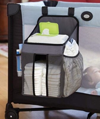 DutchBaby   Organizer Baby Storage Nursery Infant Crib Diaper Shelf