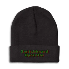 Beanies for Men Switchboard Operator Winter Hats for Women Acrylic Skull Cap