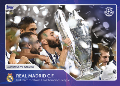   Topps Champions League 30 Seasons Celebration #41 Real Madrid CF Parallel /99