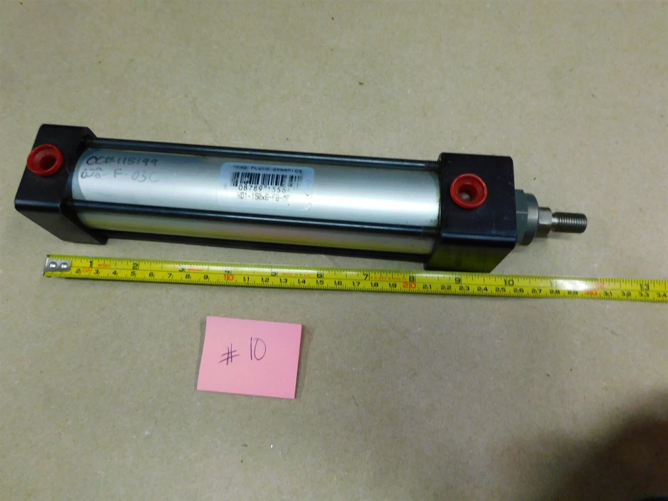 LOTE #10 de cilindros neumáticos MEAD FLUID DYNAMICS HD1-150x6-FB-MP 1.5" DIÁMETRO 6 TIEMPOS Foto 4 de 4