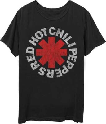 Red Hot Chili Peppers Classic Asterisk M, L, XL, 2XL Black T-Shirt