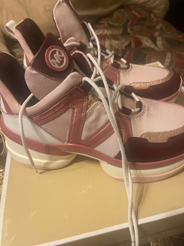 Michael Kors Women's Olympia Trainer Sneakers Sz. 9.5 - Picture 2 of 6