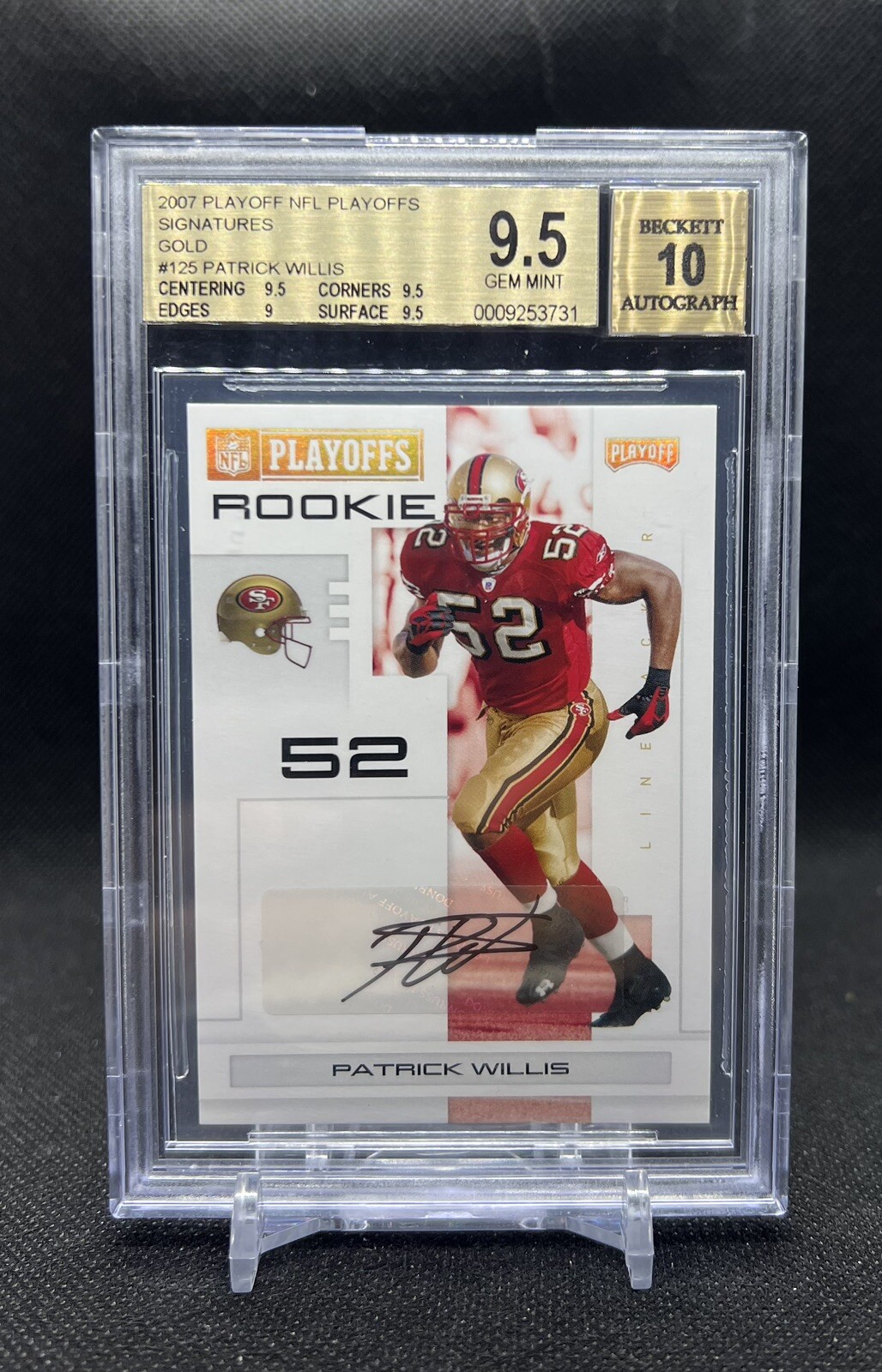 Patrick Willis Playoff NFL Playoffs #125 Signature-Gold