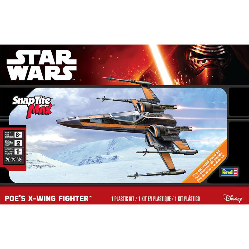Revell Star Wars Force Awakens Poe's X-Wing Model Kit 85-1825