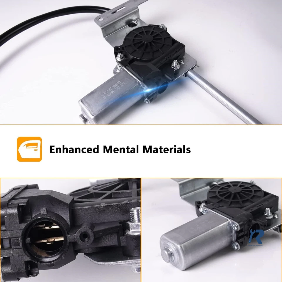 Power Window Regulator Front Left for Freightliner Argosy Century Class Columbia - Image 3 of 4