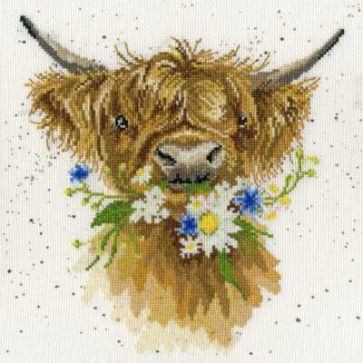 Daisy Coo gezähltes Kreuzstich-Set von Bothy Threads