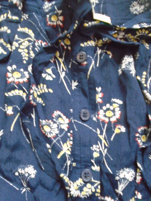 Robe LOFT Ann Taylor En Rayonne, Imprimé Floral, Ourlet Volants, Taille XS - Occasion Excellent état
