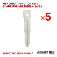 5X MFK (Multi-Function Key) Refill Key Blank Blade for Mitsubishi MIT3
