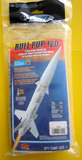 New Estes Flying Model Rocket Kit Bull Pup 12D EST7000 7000 Skill Level 2