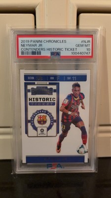 2019-20 Panini Chronicles Contenders Historic Rookie Ticket Neymar Jr Barcelona 