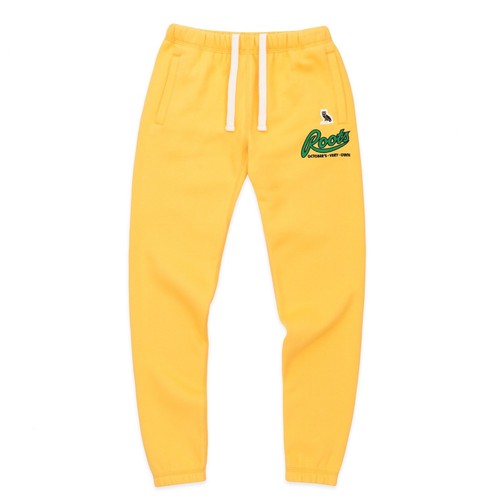 Womens Sweatpants Mustard LARGE Drake 