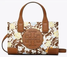 NWT TORY BURCH ELLA PRINTED MICRO REVERIE CROSSBODY TOTE