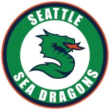 Seattle Sea Dragons Circle Logo NEW XFL Vinyl Decal / Sticker 10 sizes Tracking