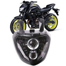 Conjunto de faros LED PUNTO con DRL para Yamaha 2014-2017 FZ07 MT07 impermeables