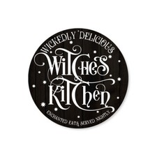 Witches Kitchen Enchanted Halloween Metal Sign