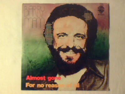 BARRY MANN Almost gone 7'' ITALY PR0M0 UNIKAT BILDHÜLLE
