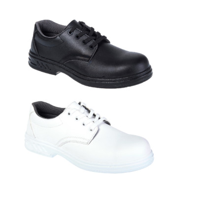 Portwest FW80 Steelite geschnürt Sicherheit robust rutschfest Schuh S2 gepolsterter Kragen