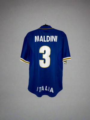 Italy Maldini #3 - Nike - 1996/1997 - HOME Kit | eBay