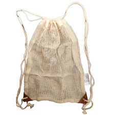 Drawstring Mesh Cinch Sack Bag Backpack–Wet Swim Suit-Beach-Gym-Produce 15" x10"