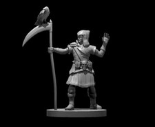 Half Elf Male Warlock V5 28mm Scale DND D D Tabletop Miniature